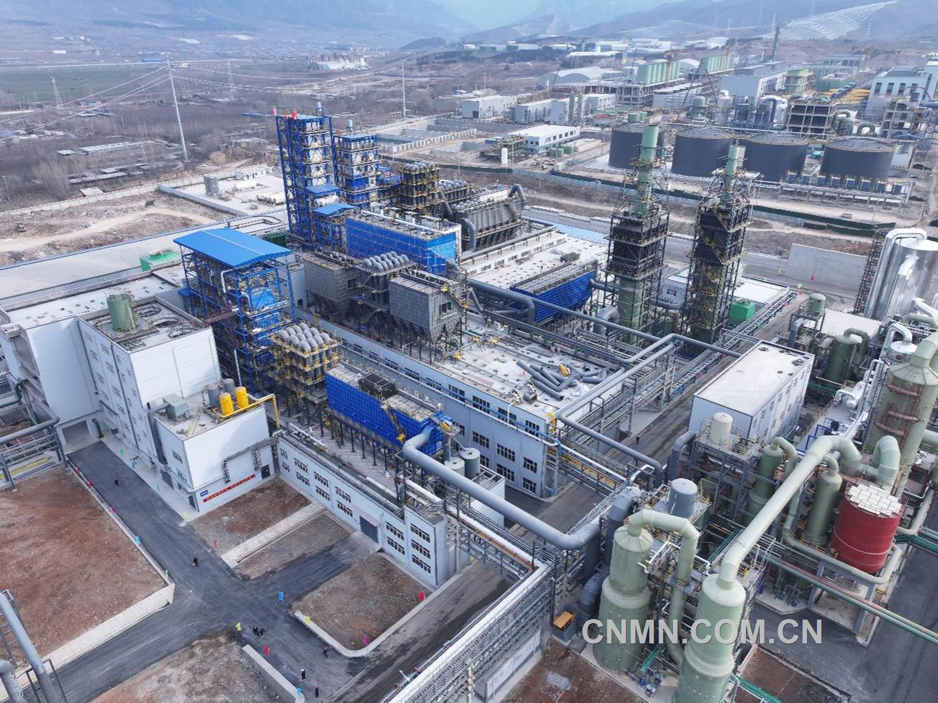 金利-航空及微電子新材料應用復合多金屬制造項目航拍圖。